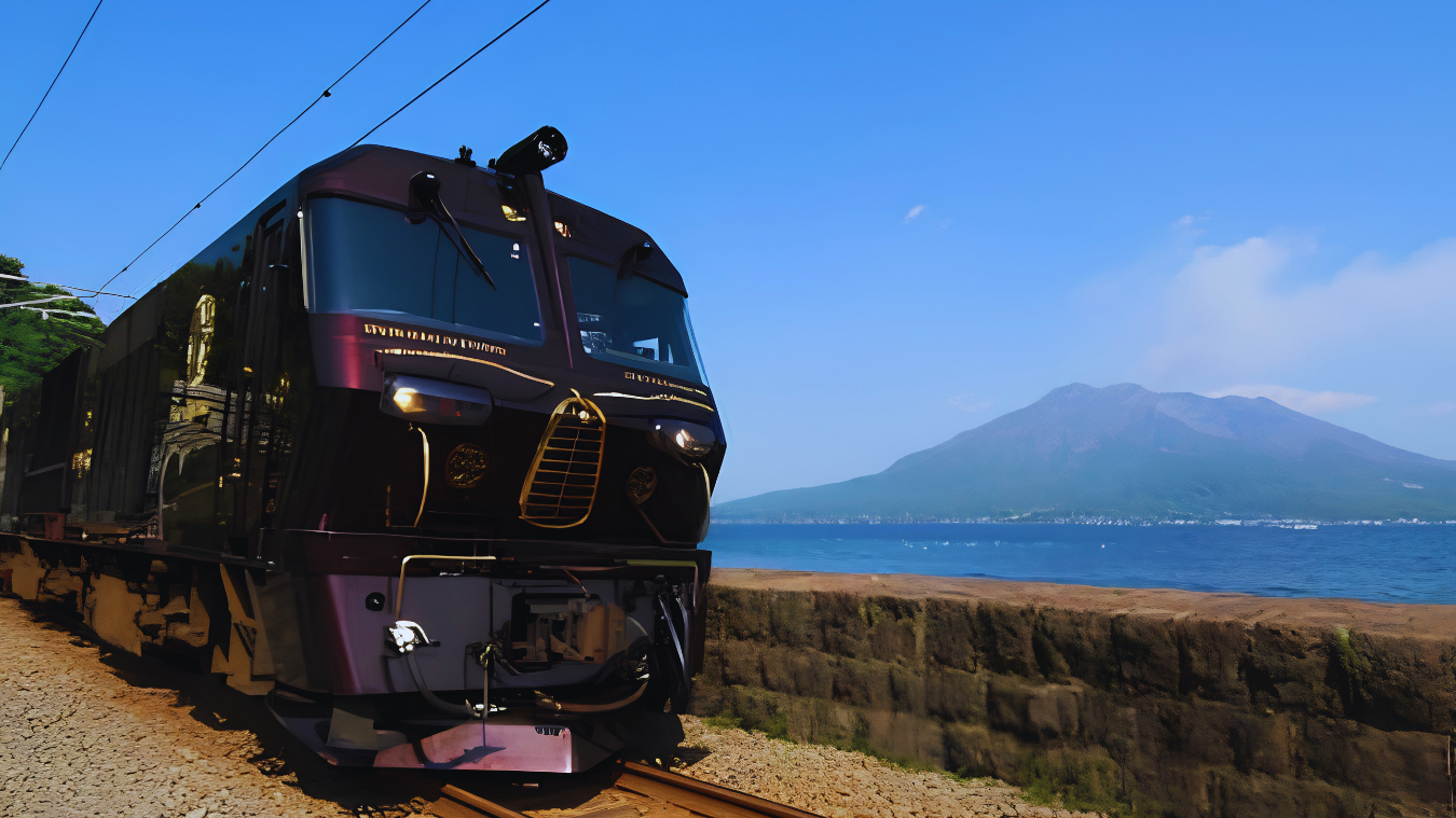 Sightseeing Train in Kyushu Kagoshima