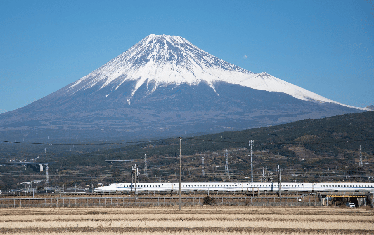 Shinkansen and Mt Fuji