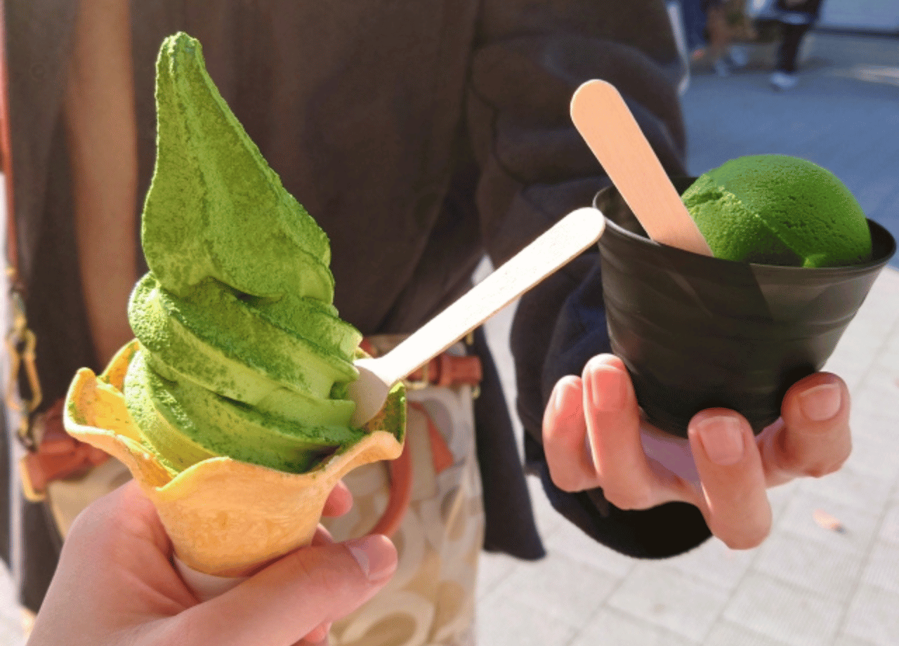 Matcha ice cream