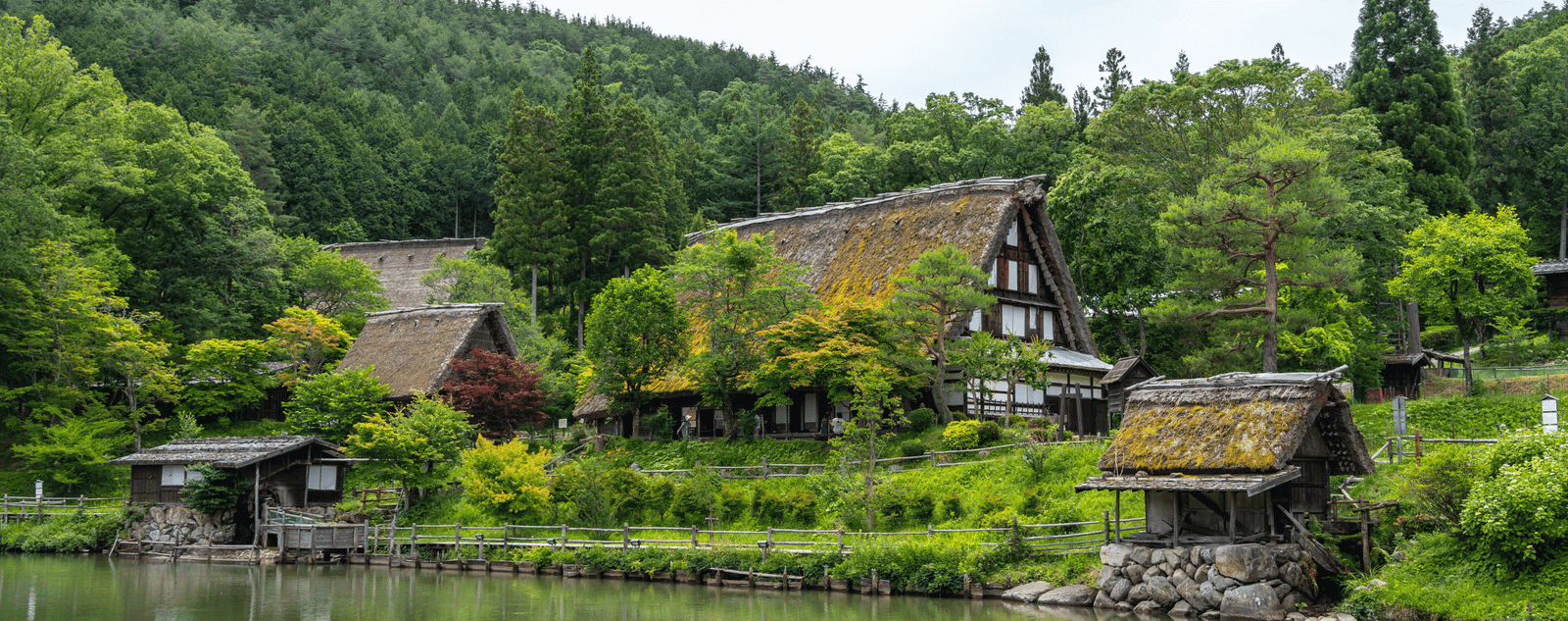 Hida Folk Village in Takayama, Gifu, Japan